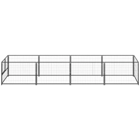 TRUE DEAL Chenil Noir 4 M² Acier 2 TRUE DEAL Chenil Noir 4 M² Acier – Image 2