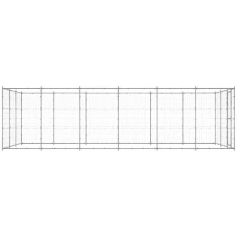 TRUE DEAL Chenil Extérieur Acier Galvanisé 21,78 M² 3 TRUE DEAL Chenil Extérieur Acier Galvanisé 21,78 M² – Image 3