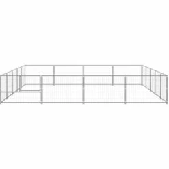 TRUE DEAL Chenil Argenté 20 M² Acier -Niche, chenil, enclos et parc pour chien Soldes 2022 57825952 3