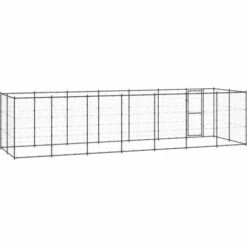 TRUE DEAL Chenil Extérieur Acier 16,94 M² -Niche, chenil, enclos et parc pour chien Soldes 2022 57826074 4