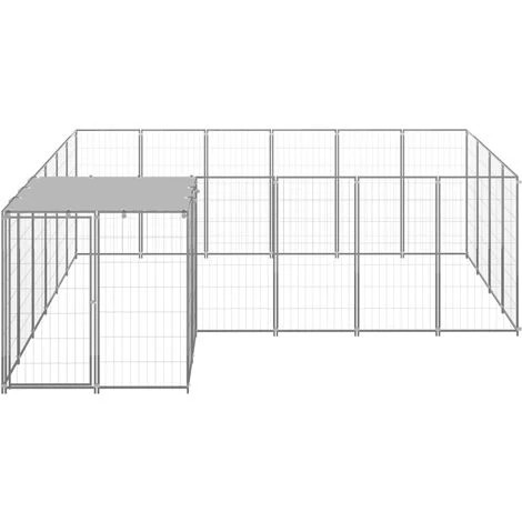 TRUE DEAL Chenil Argenté 8,47 M² Acier 2 TRUE DEAL Chenil Argenté 8,47 M² Acier – Image 2