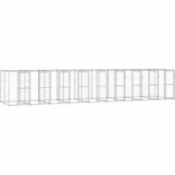 TRUE DEAL Chenil Extérieur Acier Galvanisé 21,78 M²