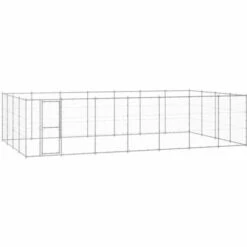 TRUE DEAL Chenil Extérieur Acier Galvanisé 33,88 M²