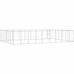 TRUE DEAL Chenil Extérieur Acier Galvanisé 65,34 M² -Niche, chenil, enclos et parc pour chien Soldes 2022 57826340 4