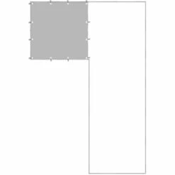 TRUE DEAL Chenil Argenté 4,84 M² Acier -Niche, chenil, enclos et parc pour chien Soldes 2022 57826353 4