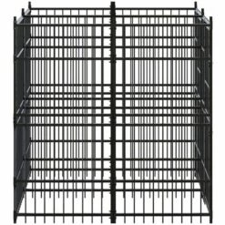 TRUE DEAL Chenil D'extérieur Pour Chiens Acier 3,69 M² 7 TRUE DEAL Chenil D'extérieur Pour Chiens Acier 3,69 M² -Niche, chenil, enclos et parc pour chien Soldes 2022 57826522 3