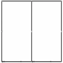 TRUE DEAL Chenil D'extérieur Pour Chiens Acier 3,69 M² 8 TRUE DEAL Chenil D'extérieur Pour Chiens Acier 3,69 M² -Niche, chenil, enclos et parc pour chien Soldes 2022 57826522 4