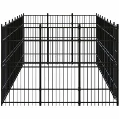 TRUE DEAL Chenil D'extérieur Pour Chiens Acier 22,12 M² -Niche, chenil, enclos et parc pour chien Soldes 2022 57826538 3