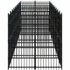 TRUE DEAL Chenil D'extérieur Pour Chiens Acier 18,43 M² -Niche, chenil, enclos et parc pour chien Soldes 2022 57826569 3