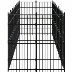 TRUE DEAL Chenil D'extérieur Pour Chiens Acier 14,75 M² -Niche, chenil, enclos et parc pour chien Soldes 2022 57826814 3