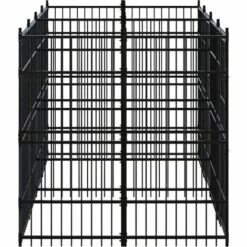 TRUE DEAL Chenil D'extérieur Pour Chiens Acier 11,06 M² 7 TRUE DEAL Chenil D'extérieur Pour Chiens Acier 11,06 M² -Niche, chenil, enclos et parc pour chien Soldes 2022 57826916 3