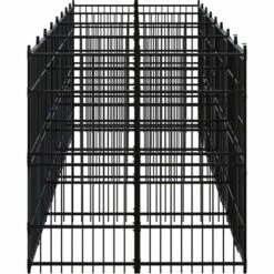 TRUE DEAL Chenil D'extérieur Pour Chiens Acier 14,75 M² -Niche, chenil, enclos et parc pour chien Soldes 2022 57830499 3