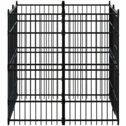 TRUE DEAL Chenil D'extérieur Pour Chiens Acier 3,69 M² -Niche, chenil, enclos et parc pour chien Soldes 2022 57833844 3