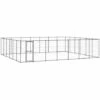 TRUE DEAL Chenil D'extérieur Pour Chiens Acier 50,82 M²