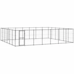 TRUE DEAL Chenil D'extérieur Pour Chiens Acier 50,82 M²
