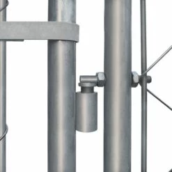 INLIFE Chenil Extérieur Pour Chiens Acier Galvanisé 4x4x1 M -Niche, chenil, enclos et parc pour chien Soldes 2022 58274470 4