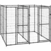 INLIFE Chenil D'extérieur Pour Chiens Acier 4,84 M²