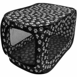 Fei Yu Pet Playing Tent Portable Pet Fence Creative Dog Cage Nest Pet Supplies (black)