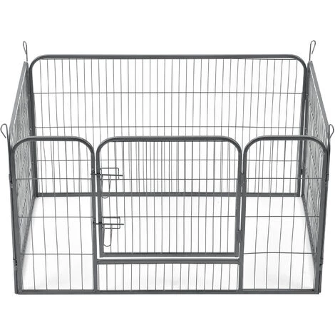 NOVA Fence En Acier Pour Les Petits Animaux 125x85x70 Cm Pliage 2 Fermetures 2 NOVA Fence En Acier Pour Les Petits Animaux 125x85x70 Cm Pliage 2 Fermetures – Image 2