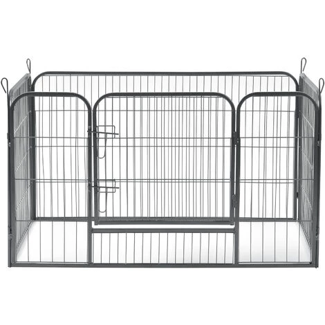 NOVA Fence En Acier Pour Les Petits Animaux 125x85x70 Cm Pliage 2 Fermetures 3 NOVA Fence En Acier Pour Les Petits Animaux 125x85x70 Cm Pliage 2 Fermetures – Image 3