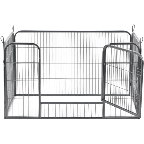 NOVA Fence En Acier Pour Les Petits Animaux 125x85x70 Cm Pliage 2 Fermetures 4 NOVA Fence En Acier Pour Les Petits Animaux 125x85x70 Cm Pliage 2 Fermetures – Image 4