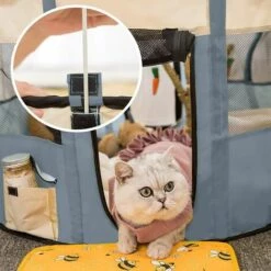 GALOZZOIT Enclos Pliable Parc à Chiots Chien, Chien Pet Playpen Pour Chiens Chats Lapins Et Petits Animaux, Résistant à L'eau Pour L'intérieur Ou L'extérieur (Gris) 9 GALOZZOIT Enclos Pliable Parc à Chiots Chien, Chien Pet Playpen Pour Chiens Chats Lapins Et Petits Animaux, Résistant à L'eau Pour L'intérieur Ou L'extérieur (Gris) -Niche, chenil, enclos et parc pour chien Soldes 2022 58657779 5