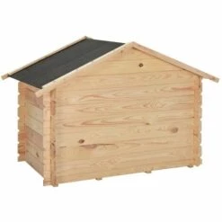 INLIFE Niche Pour Chiens 125x80x100 Cm Bois De Pin Massif 14 Mm - Brun 8 INLIFE Niche Pour Chiens 125x80x100 Cm Bois De Pin Massif 14 Mm - Brun -Niche, chenil, enclos et parc pour chien Soldes 2022 58692382 4