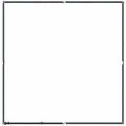 INLIFE Chenil D'extérieur Pour Chiens Acier 3,69 M² - Noir -Niche, chenil, enclos et parc pour chien Soldes 2022 59171786 4