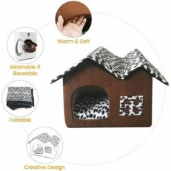 CATHERINE Panier Niche Pour Chien Chat: Maison Cabane Interieur Avec Coussin Chats - Lit Tissu Tipi Pour Petit Chiens & Lapin Intérieur - Doux Confortable Petite Abri Paniers Grotte Fermé Avec Coussins | Repéré 7 CATHERINE Panier Niche Pour Chien Chat: Maison Cabane Interieur Avec Coussin Chats - Lit Tissu Tipi Pour Petit Chiens & Lapin Intérieur - Doux Confortable Petite Abri Paniers Grotte Fermé Avec Coussins | Repéré -Niche, chenil, enclos et parc pour chien Soldes 2022 59463309 3