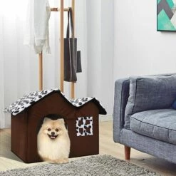 CATHERINE Panier Niche Pour Chien Chat: Maison Cabane Interieur Avec Coussin Chats - Lit Tissu Tipi Pour Petit Chiens & Lapin Intérieur - Doux Confortable Petite Abri Paniers Grotte Fermé Avec Coussins | Repéré 9 CATHERINE Panier Niche Pour Chien Chat: Maison Cabane Interieur Avec Coussin Chats - Lit Tissu Tipi Pour Petit Chiens & Lapin Intérieur - Doux Confortable Petite Abri Paniers Grotte Fermé Avec Coussins | Repéré -Niche, chenil, enclos et parc pour chien Soldes 2022 59463309 5