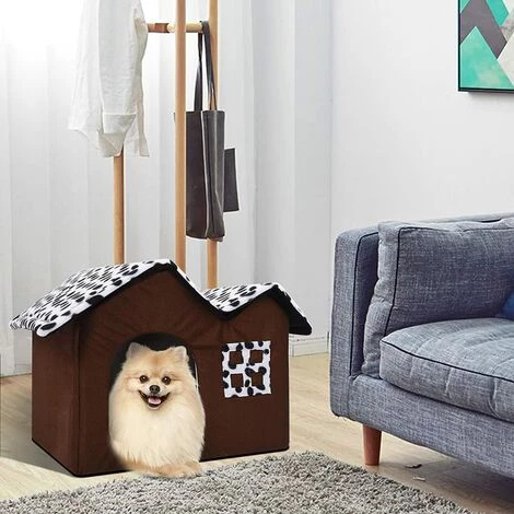 CATHERINE Panier Niche Pour Chien Chat: Maison Cabane Interieur Avec Coussin Chats - Lit Tissu Tipi Pour Petit Chiens & Lapin Intérieur - Doux Confortable Petite Abri Paniers Grotte Fermé Avec Coussins | Repéré 5 CATHERINE Panier Niche Pour Chien Chat: Maison Cabane Interieur Avec Coussin Chats - Lit Tissu Tipi Pour Petit Chiens & Lapin Intérieur - Doux Confortable Petite Abri Paniers Grotte Fermé Avec Coussins | Repéré – Image 5
