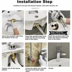 CATHERINE 2pcs Tuyau De Raccordement Flexible,Flexible Robinet,Tuyaux De Raccordement Flexibles,60cm 8 CATHERINE 2pcs Tuyau De Raccordement Flexible,Flexible Robinet,Tuyaux De Raccordement Flexibles,60cm -Niche, chenil, enclos et parc pour chien Soldes 2022 59483960 4