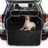 IRISFR Protection Coffre Voiture Chien Avec 3 Poches - Résistant à La Déchirure Et Imperméable Pour Chien Avec Protection Latérale Pour Protéger Contre La Saleté, Les Rayures Et Les Poils De Chien,Lilaris