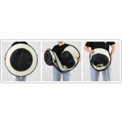 IRISFR Cl?ture Ronde Intérieure/extérieure Pour Parc Animalier Portable Pliable (Coffee-S)73 X 73 X 43cm,Lilaris -Niche, chenil, enclos et parc pour chien Soldes 2022 59803940 5