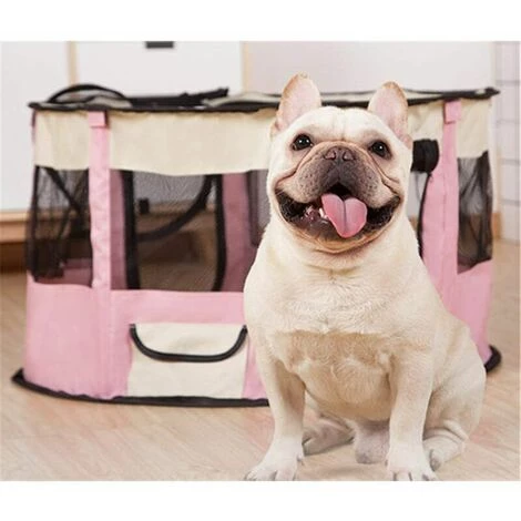 IRISFR Cl?ture Ronde Intérieure/extérieure Pour Parc Animalier Portable Pliable (Blue-s)73 X 73 X 43cm,Lilaris 5 IRISFR Cl?ture Ronde Intérieure/extérieure Pour Parc Animalier Portable Pliable (Blue-s)73 X 73 X 43cm,Lilaris – Image 5