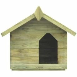 NOVA Toit D'ouverture De Chenil De Chien Extérieur En Pine En Bois En Bois Maison -Niche, chenil, enclos et parc pour chien Soldes 2022 59995740 3
