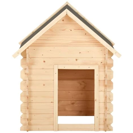 Topdeal Niche Pour Chiens 150x80x100 Cm Bois De Pin Massif 14 Mm FF171061_FR 2 Topdeal Niche Pour Chiens 150x80x100 Cm Bois De Pin Massif 14 Mm FF171061_FR – Image 2
