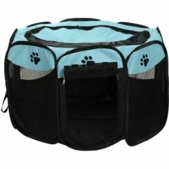 LIFCAUSAL Parc Pour Animaux De Compagnie étanche Pliable Portable Pour Animaux De Compagnie En Plein Air Oxford Air Mesh Parc Et Stylo D'exercice Tente Maison Aire De Jeux Pour Chiens Et Chats Petits