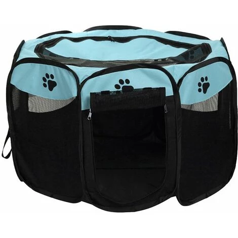 LIFCAUSAL Parc Pour Animaux De Compagnie étanche Pliable Portable Pour Animaux De Compagnie En Plein Air Oxford Air Mesh Parc Et Stylo D'exercice Tente Maison Aire De Jeux Pour Chiens Et Chats Petits 1 LIFCAUSAL Parc Pour Animaux De Compagnie étanche Pliable Portable Pour Animaux De Compagnie En Plein Air Oxford Air Mesh Parc Et Stylo D'exercice Tente Maison Aire De Jeux Pour Chiens Et Chats Petits