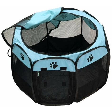 LIFCAUSAL Parc Pour Animaux De Compagnie étanche Pliable Portable Pour Animaux De Compagnie En Plein Air Oxford Air Mesh Parc Et Stylo D'exercice Tente Maison Aire De Jeux Pour Chiens Et Chats Petits 3 LIFCAUSAL Parc Pour Animaux De Compagnie étanche Pliable Portable Pour Animaux De Compagnie En Plein Air Oxford Air Mesh Parc Et Stylo D'exercice Tente Maison Aire De Jeux Pour Chiens Et Chats Petits – Image 3