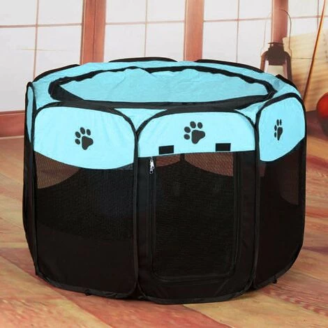 LIFCAUSAL Parc Pour Animaux De Compagnie étanche Pliable Portable Pour Animaux De Compagnie En Plein Air Oxford Air Mesh Parc Et Stylo D'exercice Tente Maison Aire De Jeux Pour Chiens Et Chats Petits 5 LIFCAUSAL Parc Pour Animaux De Compagnie étanche Pliable Portable Pour Animaux De Compagnie En Plein Air Oxford Air Mesh Parc Et Stylo D'exercice Tente Maison Aire De Jeux Pour Chiens Et Chats Petits – Image 5