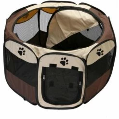 LIFCAUSAL Parc Pour Animaux De Compagnie étanche Pliable Portable Pour Animaux De Compagnie En Plein Air Oxford Air Mesh Parc Et Stylo D'exercice Tente Maison Aire De Jeux Pour Chiens Et Chats De Petite Taille