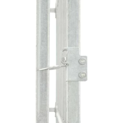 NOVA Chenil Extérieur En Acier Galvanisé En Argent Différentes Tailles Taille : 760 X 760 X 195 Cm 4 NOVA Chenil Extérieur En Acier Galvanisé En Argent Différentes Tailles Taille : 760 X 760 X 195 Cm – Image 4