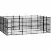 FIMEI Chenil D'extérieur Pour Chiens Acier 22,12 M²