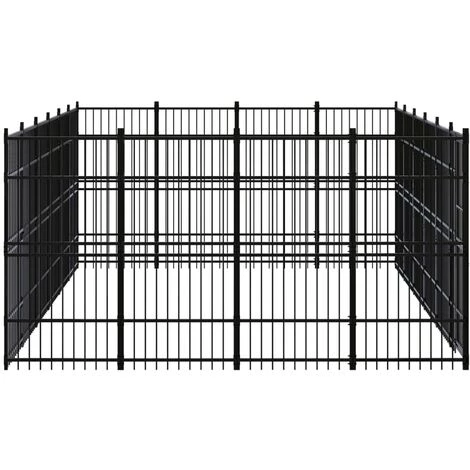FIMEI Chenil D'extérieur Pour Chiens Acier 22,12 M² 3 FIMEI Chenil D'extérieur Pour Chiens Acier 22,12 M² – Image 3