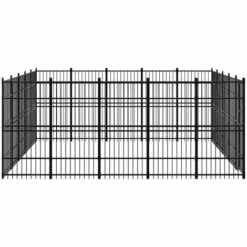FIMEI Chenil D'extérieur Pour Chiens Acier 23,04 M² -Niche, chenil, enclos et parc pour chien Soldes 2022 60967261 3
