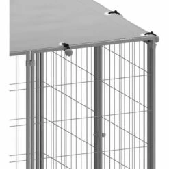 FIMEI Chenil Argenté 30,25 M² Acier 9 FIMEI Chenil Argenté 30,25 M² Acier -Niche, chenil, enclos et parc pour chien Soldes 2022 60967626 5