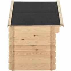 FIMEI Niche Pour Chiens 150x80x100 Cm Bois De Pin Massif 14 Mm -Niche, chenil, enclos et parc pour chien Soldes 2022 60969199 3