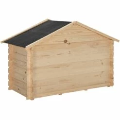 FIMEI Niche Pour Chiens 150x80x100 Cm Bois De Pin Massif 14 Mm -Niche, chenil, enclos et parc pour chien Soldes 2022 60969199 4