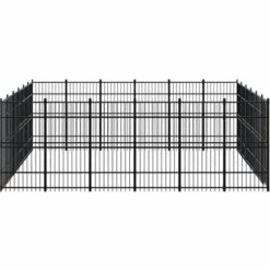 FIMEI Chenil D'extérieur Pour Chiens Acier 33,18 M² -Niche, chenil, enclos et parc pour chien Soldes 2022 60970883 3